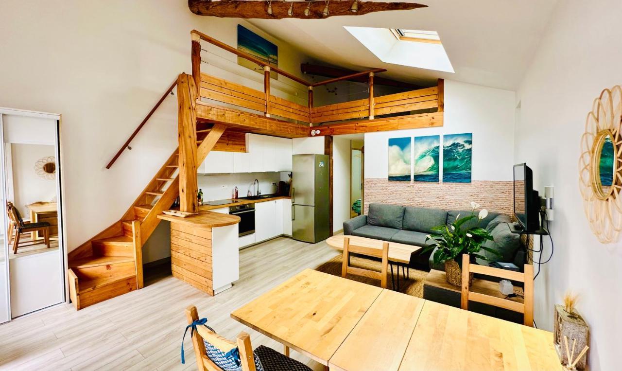 Sunny - Charmant Duplex Avec Terrasse Privative Tosse Exterior foto